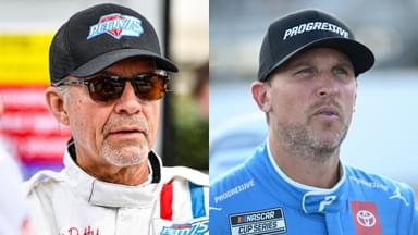 Kyle Petty (L) and Denny Hamlin (R)