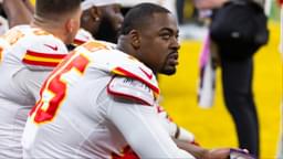Kansas City Chiefs defensive tackle Chris Jones (95) against the Philadelphia Eagles in Super Bowl LIX at Ceasars Superdome.
