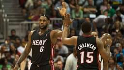 LeBron James and MArio Chalmers