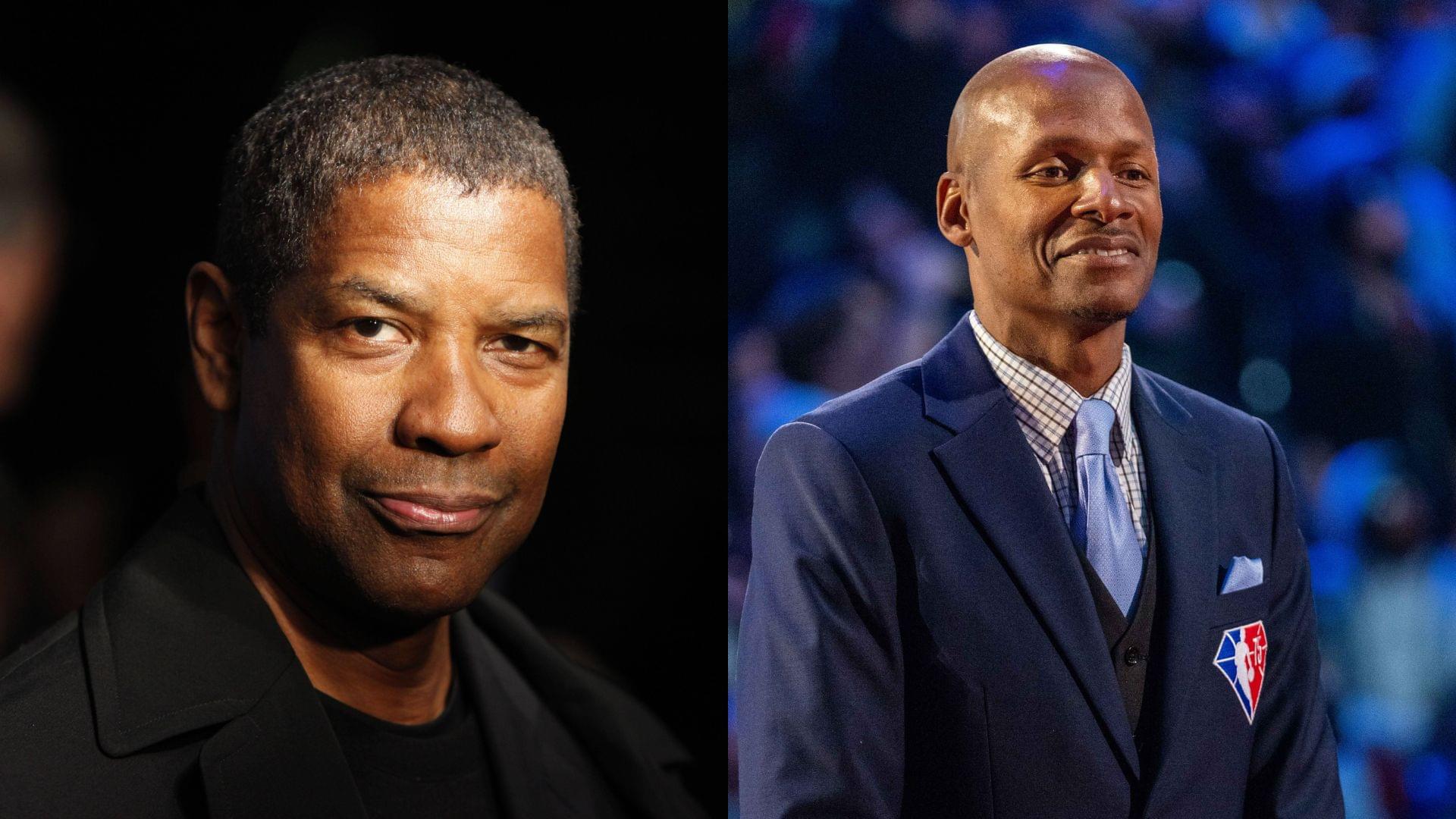 Denzel Washington (L) and Ray Allen (R)