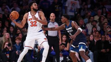 Karl-Anthony Towns and Anthony Edwards