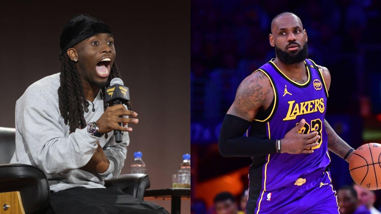 Kai Cenat (L), LeBron James (R)