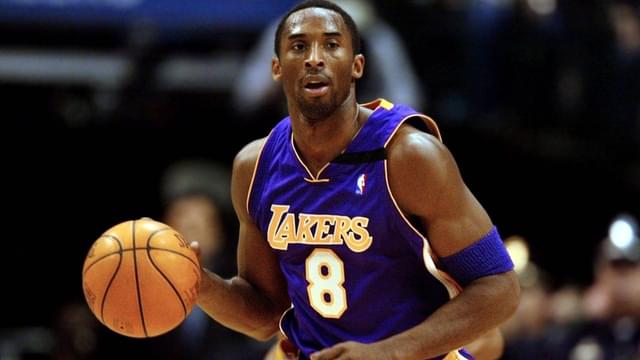 Kobe Bryant (Lakers) am Ball Basketball Herren NBA 2002 2003, Dallas - Los Angeles Lakers