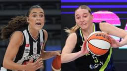 Nika Muhl (L), Paige Bueckers (R)