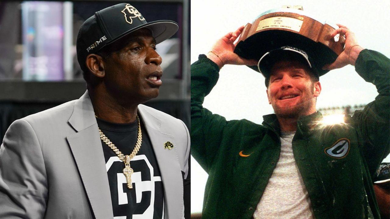 Deion Sanders and Brett Favre