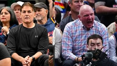 Mark Cuban (L), Steve Ballmer (R)