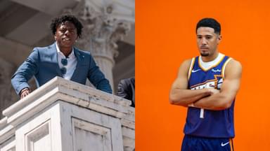 (L) IShowSpeed (R) Devin Booker