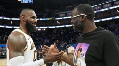 LeBron James and Draymond Green