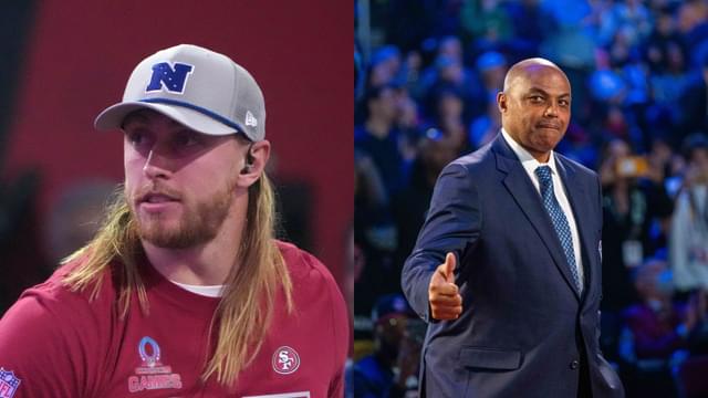 George Kittle (L) and Charles Barkley (R)