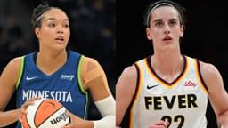 Napheesa Collier (L), Caitlin Clark (R)