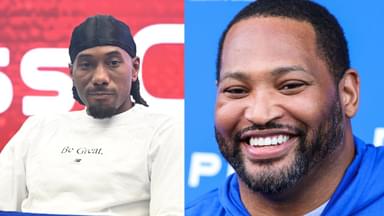 Kawhi Leonard (L), Robert Horry (R)