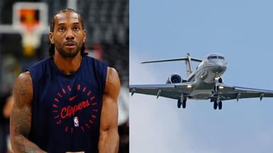 Kawhi Leonard (L), Private jet (R) [Representative Image]