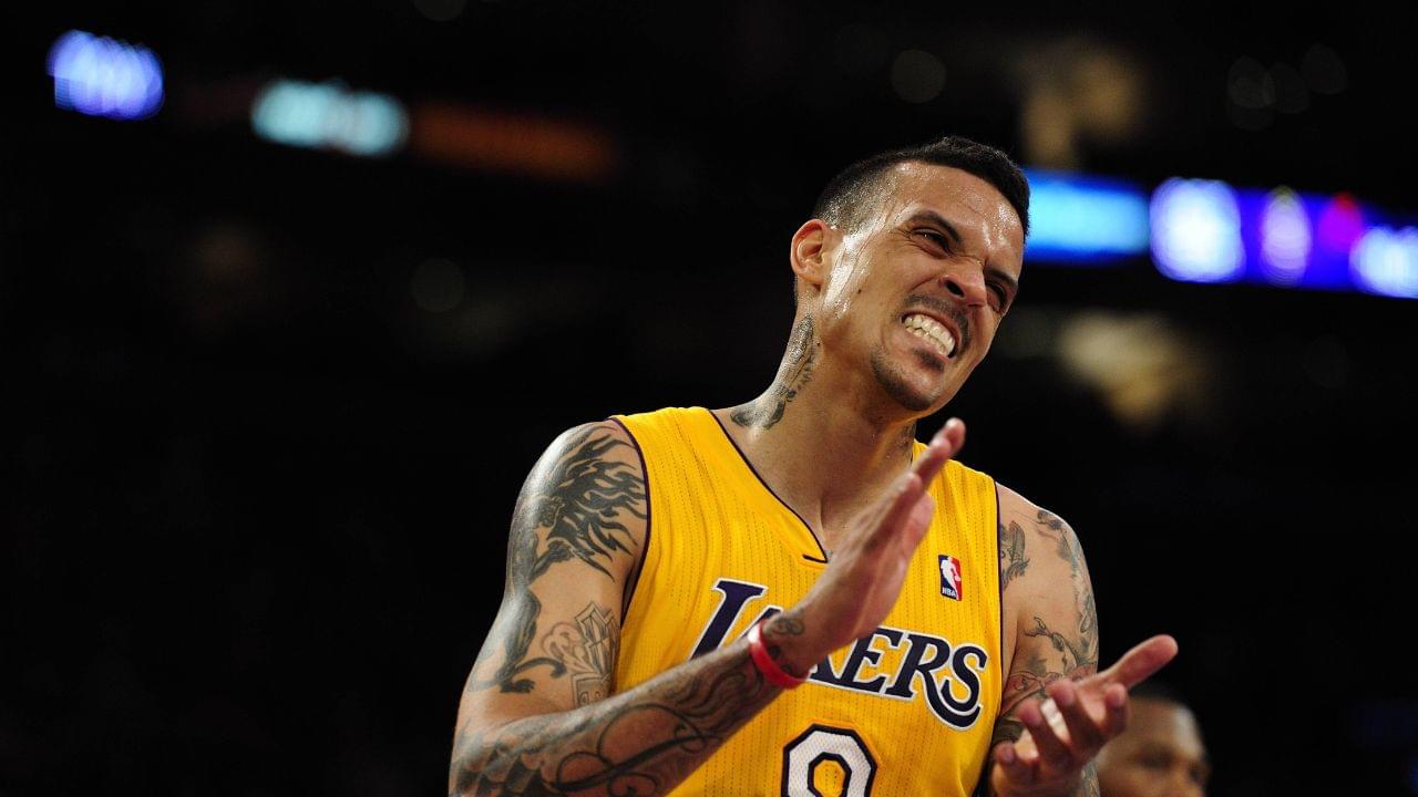 Los Angeles Lakers Matt Barnes during a game against the New Orleans Hornets during a 106-90 victory over the Hornets in Game 5 of the first round of the NBA Basketball Herren USA Western Conference Playoffs at the STAPLES Center in Los Angeles