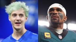 Richard Tyler Blevins aka Ninja and Jalen Hurts