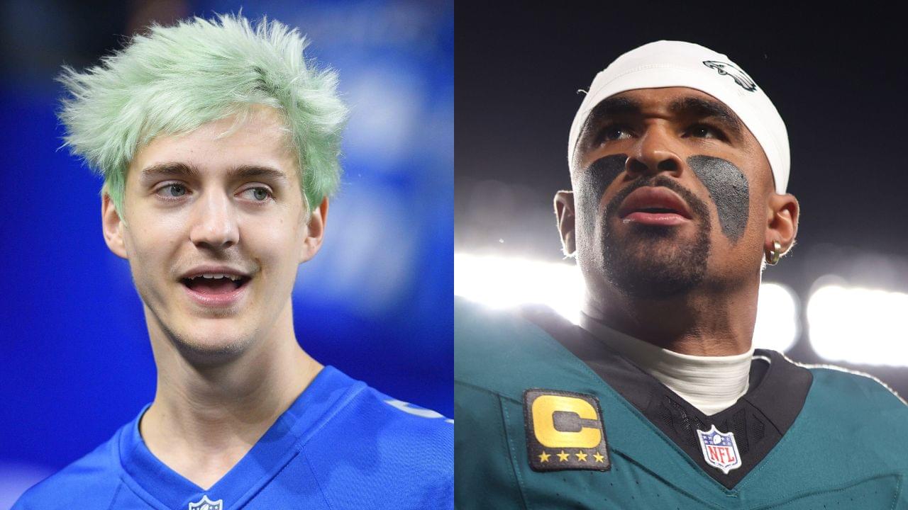 Richard Tyler Blevins aka Ninja and Jalen Hurts