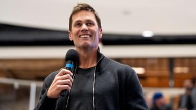Tom Brady appears at American Dream for the grand opening of Card Vault by Tom Brady, a sports card and memorabilia retailer, East Rutherford, Friday, Apr. 11, 2025.