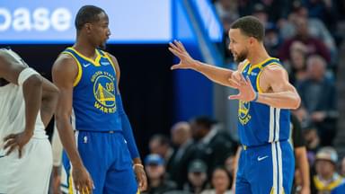 Jonathan Kuminga and Steph Curry