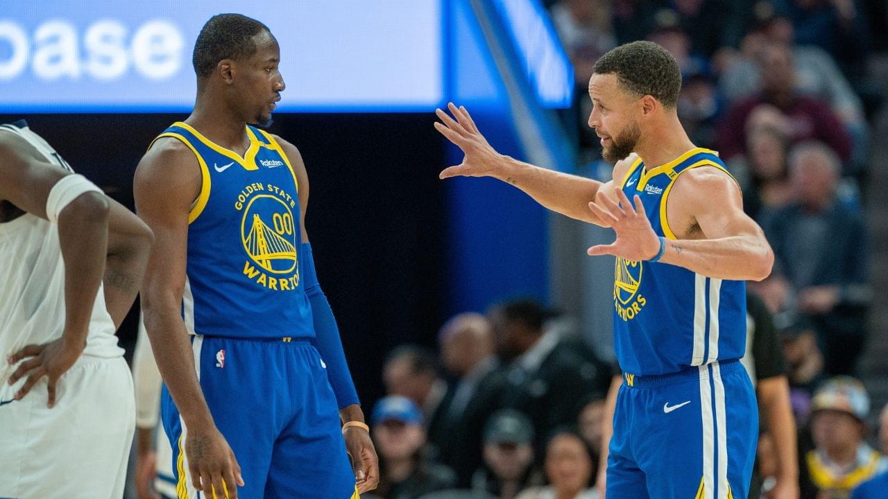 Jonathan Kuminga and Steph Curry