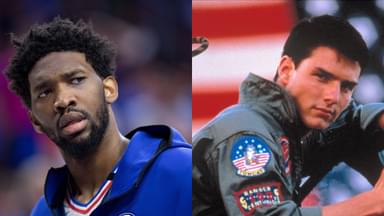 Joel Embiid (L), Tom Cruise (R)
