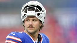 Buffalo Bills quarterback Josh Allen (17) warms up before a game against the Tampa Bay Buccaneers at Raymond James Stadium.