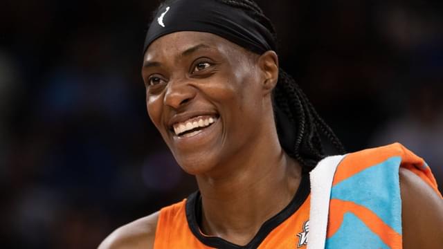USA All-Star Game Sylvia Fowles smiles smiles the WNBA All-Star Game at Wintrust Arena in Chicago, Illinois.