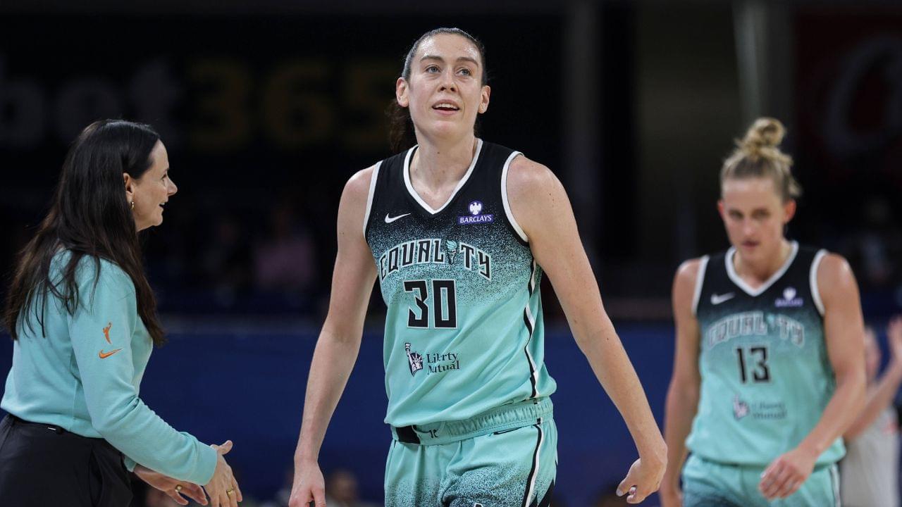Breanna Stewart (30 New York Liberty) is seen during the game between the Chicago Sky and New York Liberty on Thursday September 11, 2025 at Wintrust Arena, Chicago, USA.