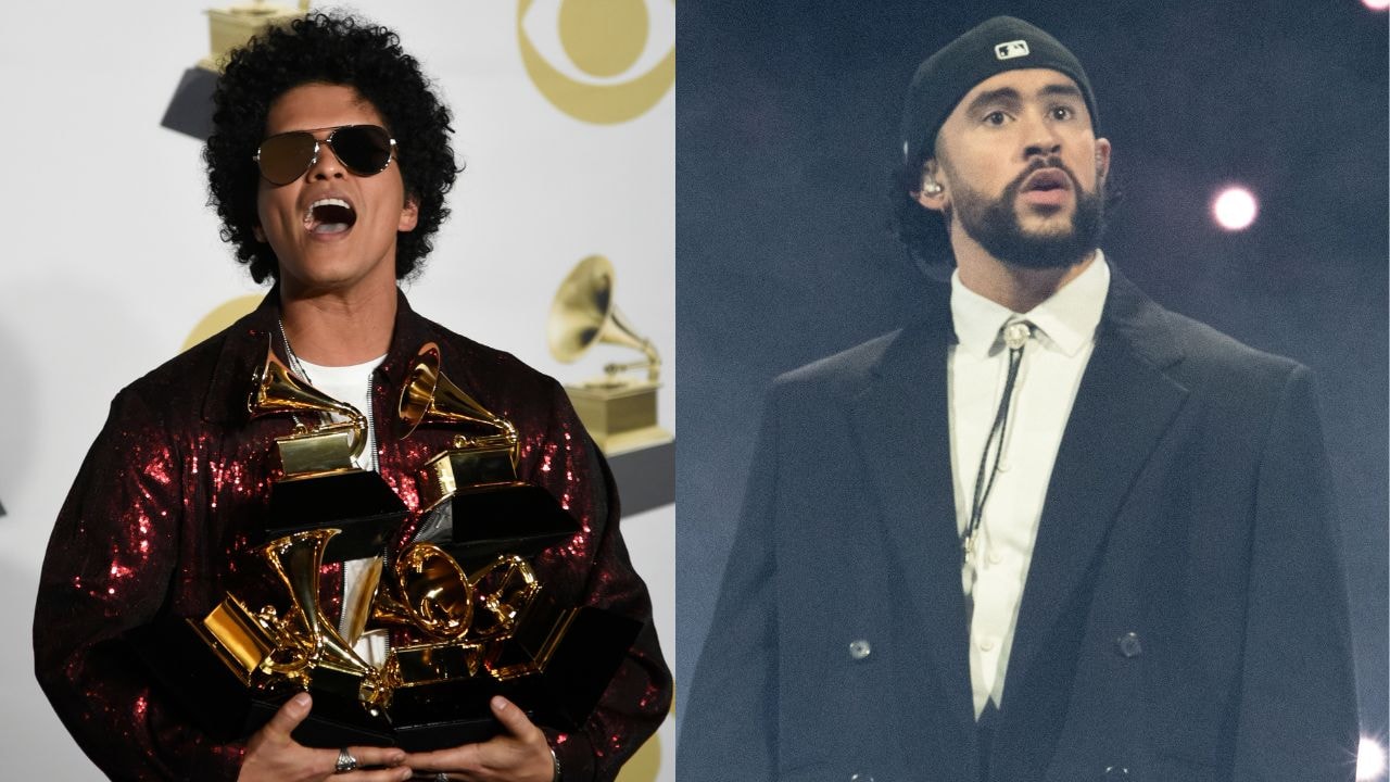 Bruno Mars' Reaction to Bad Bunny Headlining the Super Bowl