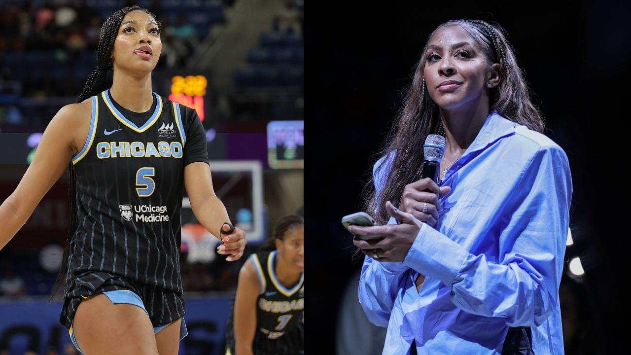 Angel Reese (L), Candace Parker (R)