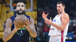 Rudy Gobert (L), Nikola Jokic (R)