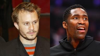 Heath Ledger (L), Jamal Crawford (R)