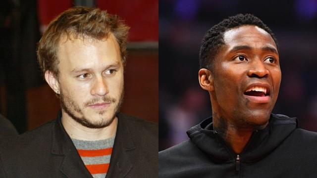 Heath Ledger (L), Jamal Crawford (R)