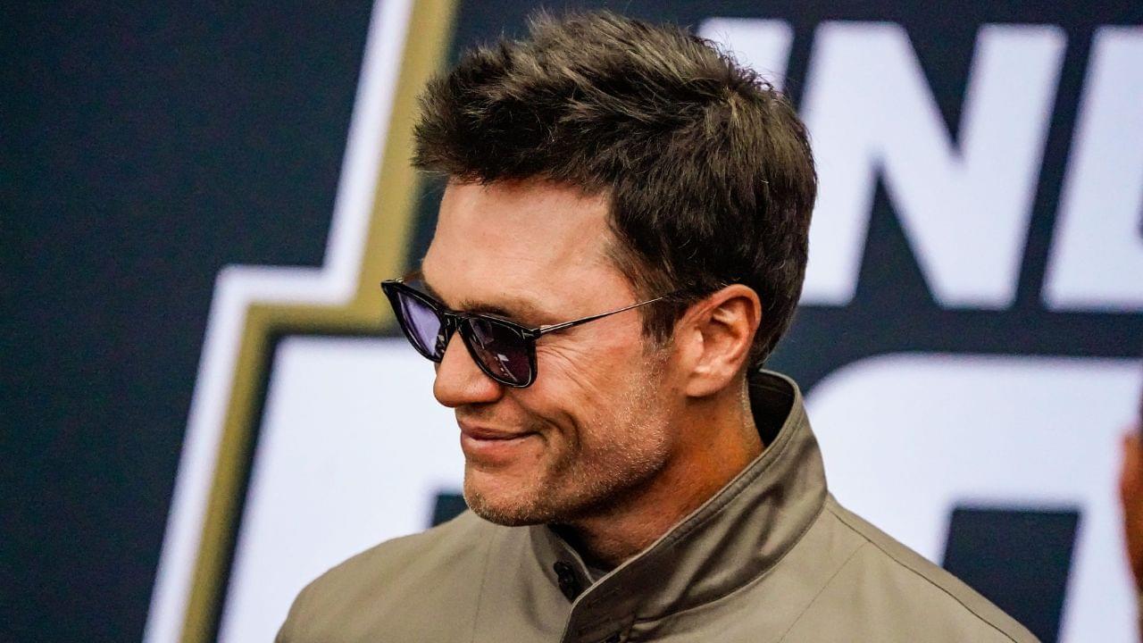Tom Brady walks the red carpet on Sunday, May 25, 2025, ahead of the 109th running of the Indianapolis 500 at Indianapolis Motor Speedway.