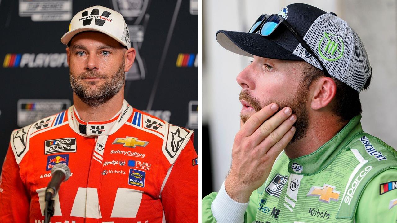 Trackhouse Racing drivers Shane van Gisbergen and Ross Chastain