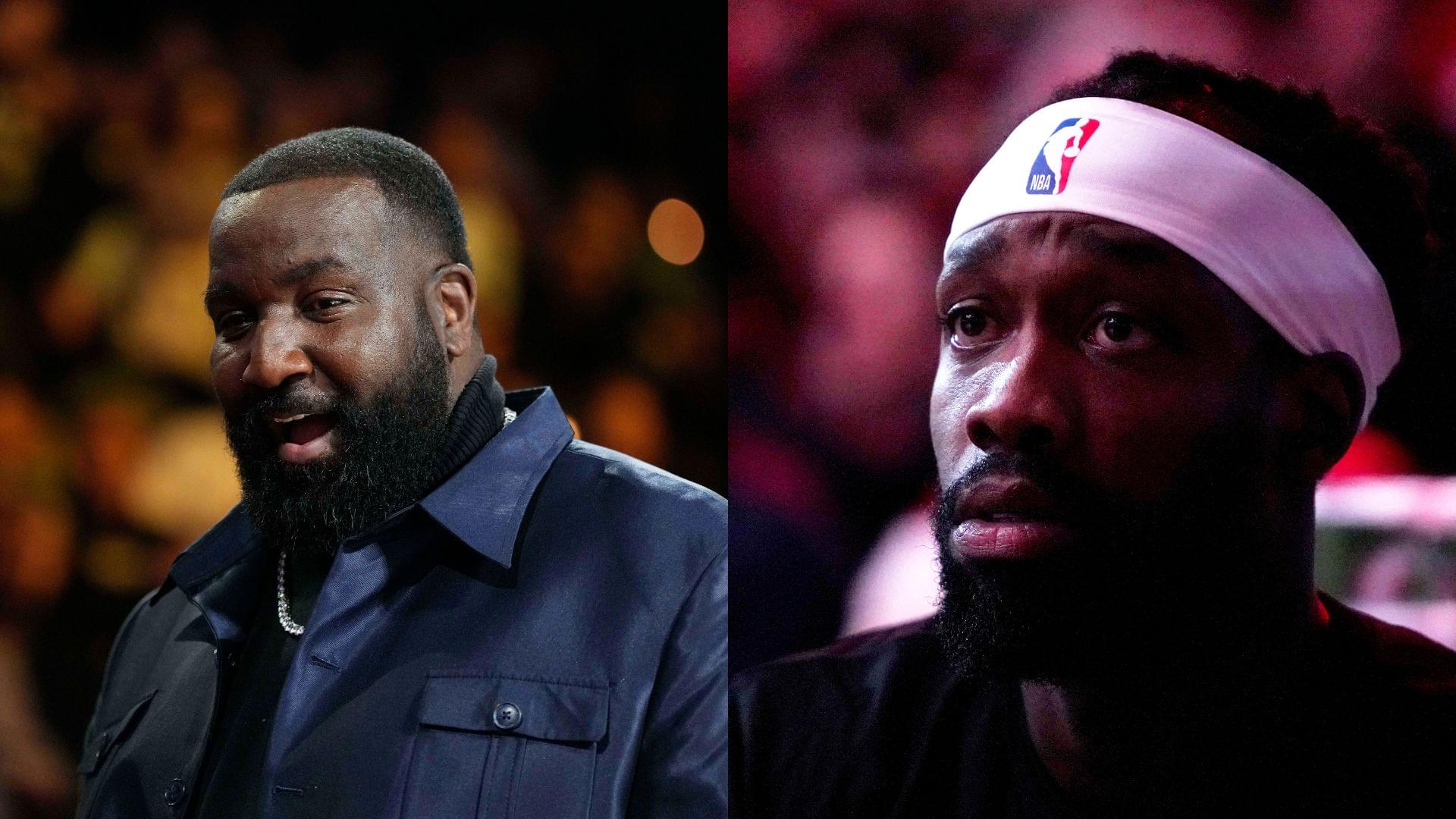 Kendrick Perkins (L) and Patrick Beverly (R)