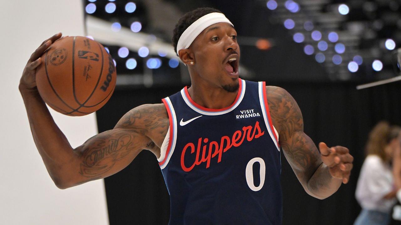Los Angeles Clippers guard Bradley Beal (0) photographed during media day at Intuit Dome.