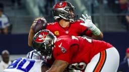 Tom Brady and Tristan Wirfs