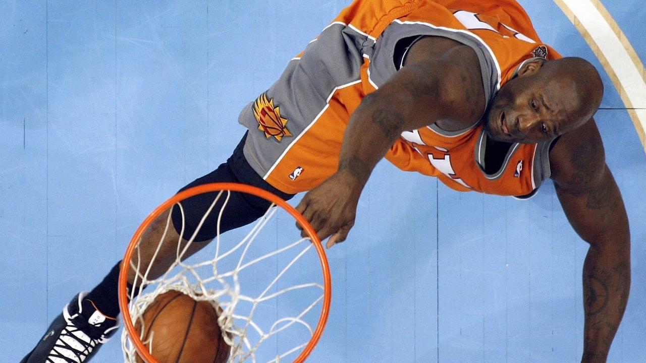 Shaquille O Neal (Phoenix Suns ) - Dunking - (DEN2008040117) Basketball Herren NBA 2007 2008