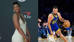 Monica McNutt (L), Stephen Curry (R)