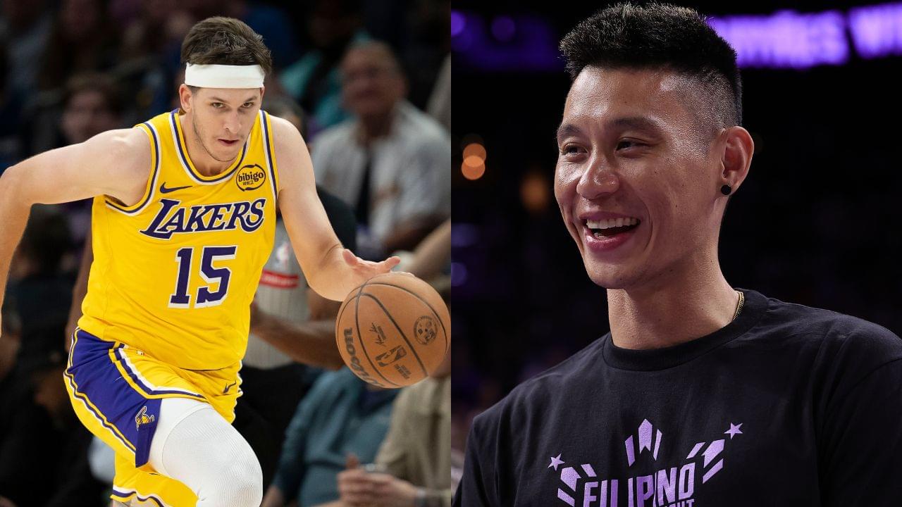 Austin Reaves (L), Jeremy Lin (R)