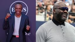 Byron Scott (L), Shaquille O'Neal (R)