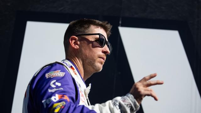 Nov 10, 2024; Avondale, Arizona, USA; NASCAR Cup Series driver Denny Hamlin (11) during the NASCAR Cup Series Championship race at Phoenix Raceway
