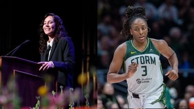 Sue Bird (L), Nneka Ogwumike (R)