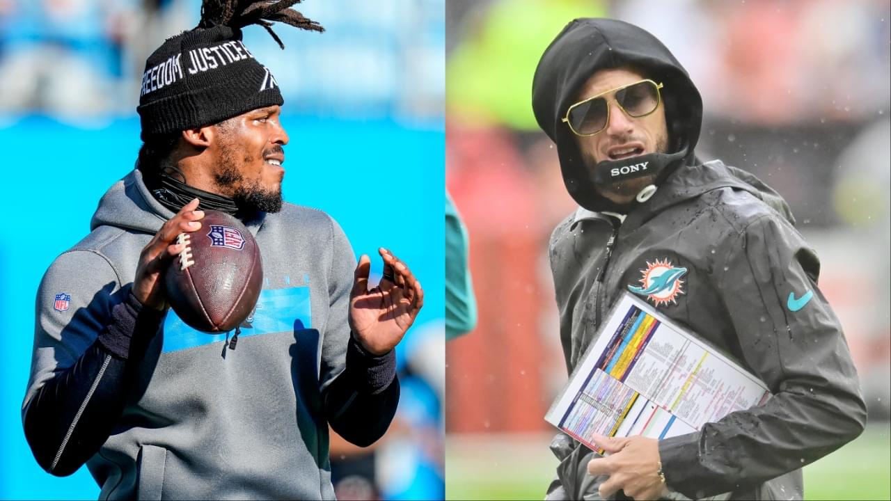 Cam Newton, Mike McDaniel