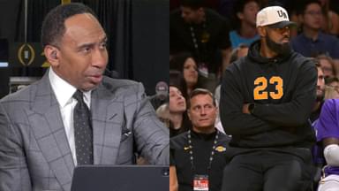 Stephen A. Smith (L) and LeBron James (R)