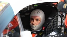 Oct 25, 2025; Martinsville, Virginia, USA; NASCAR Cup Series driver Christopher Bell (20) before NASCAR Cup Series Xfinity 500 Qualifying at Martinsville Speedway