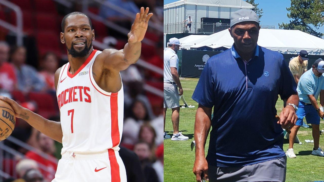 Kevin Durant (L), Charles Barkley (R)