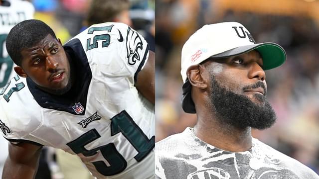 Emmanuel Acho (L), LeBron James (R)
