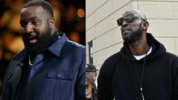 Kendrick Perkins (L), Kevin Garnett (R)