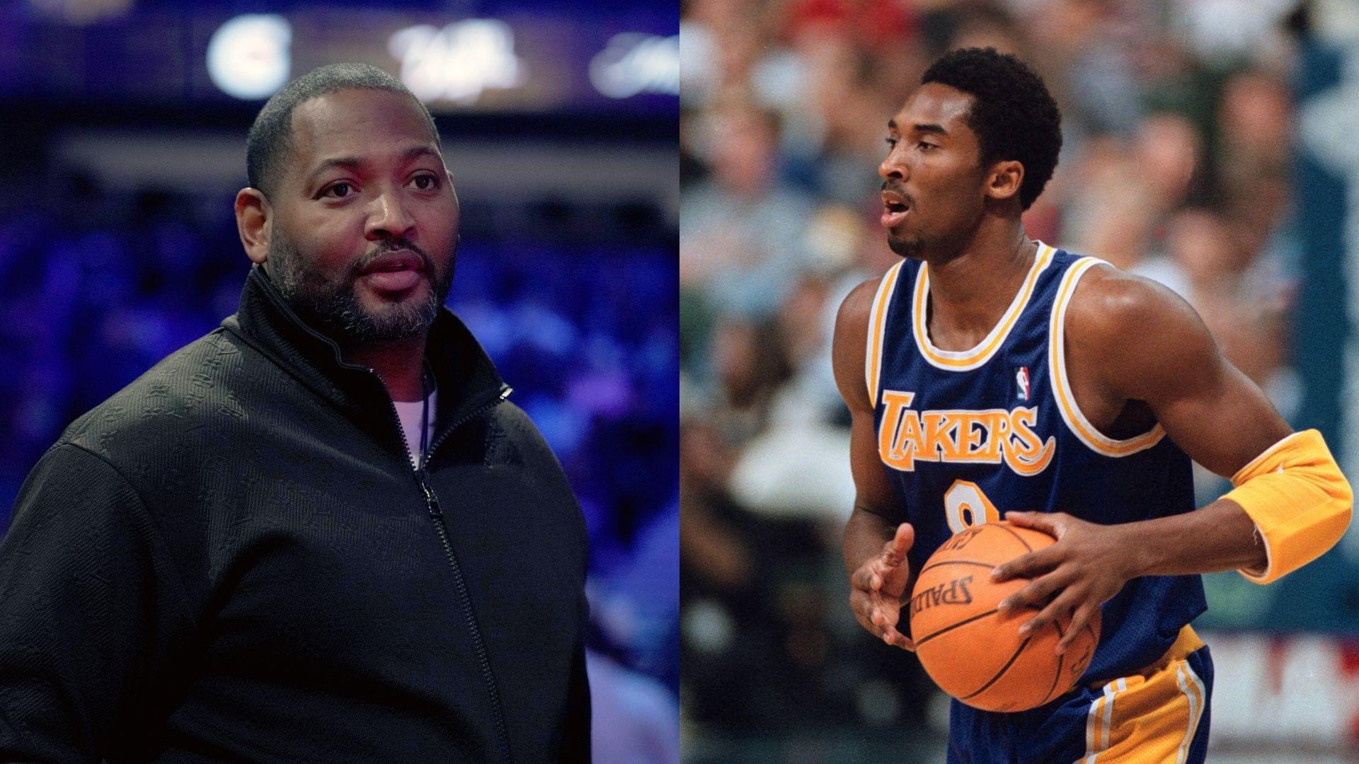 Robert Horry (L) and Kobe Bryant (R)