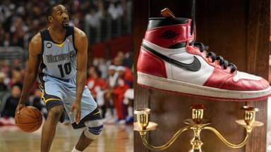Gilbert Arenas (L), Air Jordans (R)